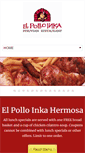 Mobile Screenshot of elpolloinkahermosa.com